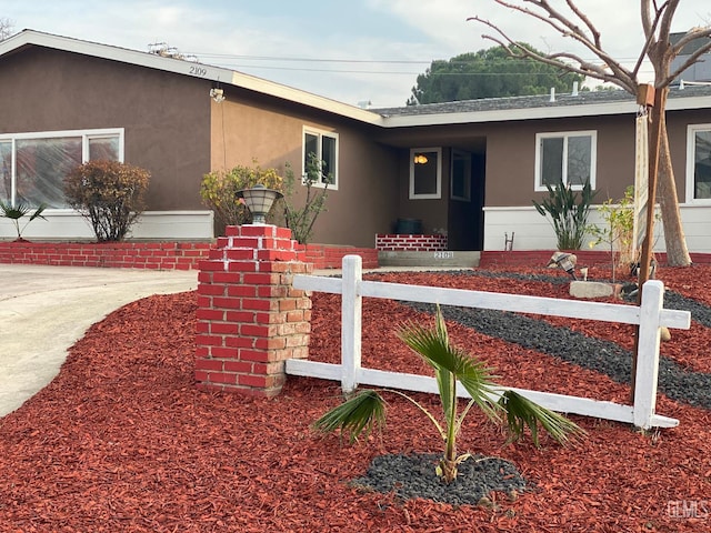 view of ranch-style home