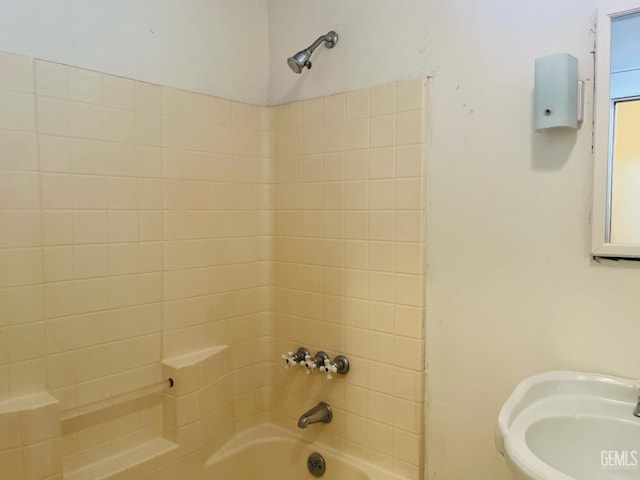 323 A St, Bakersfield, CA 93304 - full bathroom featuring bathing tub / shower combination and a sink