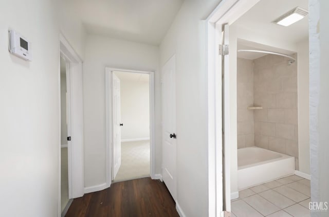 719 Washington Ave, Bakersfield, CA 93308 - hall featuring baseboards and wood finished floors