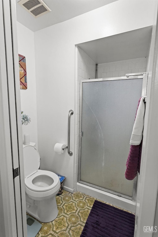 800 Lexington St Unit 28, Delano, CA 93215 - bathroom with tile patterned flooring and a shower stall