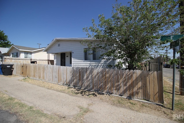 bungalow with fence