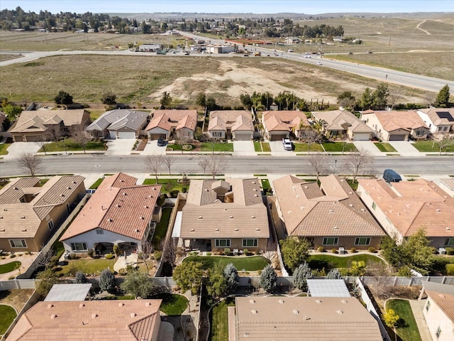 drone / aerial view featuring a residential view