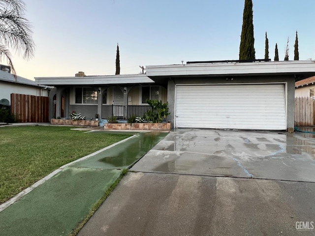 1208 W Point Dr, Bakersfield, CA 93305 - single story home featuring an attached garage, driveway, and a porch