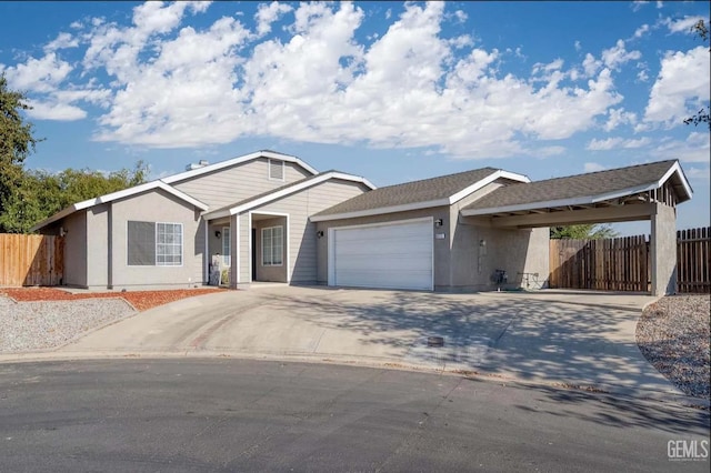 6513 Derby Dr, Bakersfield, CA 93306 - ranch-style home featuring an attached garage and concrete driveway