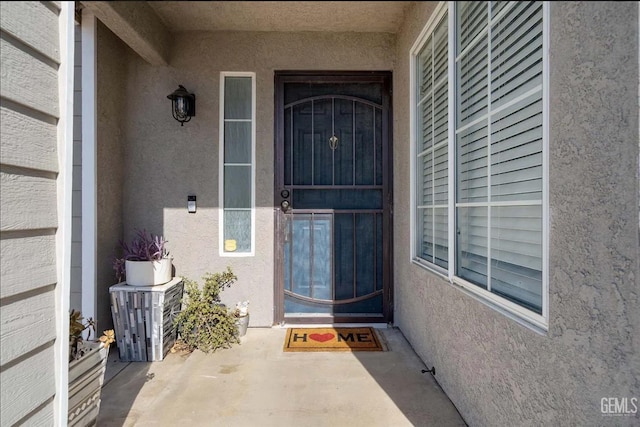 6513 Derby Dr, Bakersfield, CA 93306 - view of exterior entry featuring stucco siding