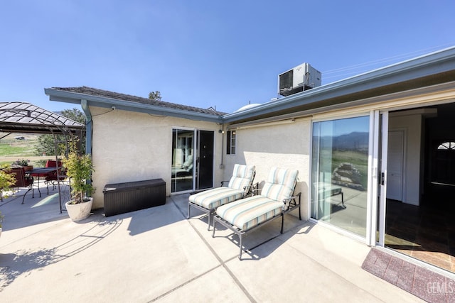 22824 Mariposa Rd, Tehachapi, CA 93561 - view of patio with cooling unit