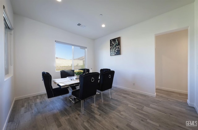 15920 Waterford St, Bakersfield, CA 93314 - dining room with wood finished floors and recessed lighting