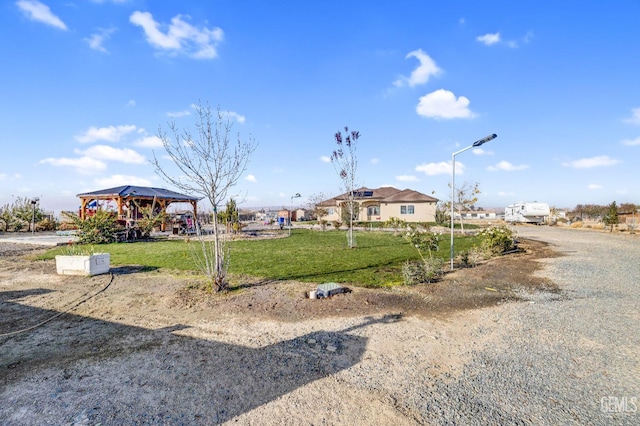 28124 Mustang Ave, Taft, CA 93268 - view of green lawn with a gazebo