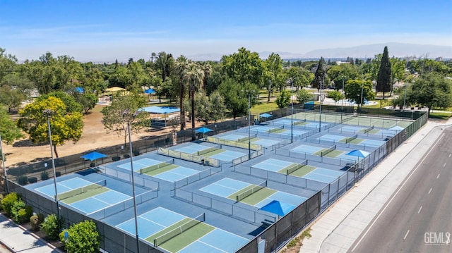 1701 Elm St, Bakersfield, CA 93301 - drone / aerial view of a mountain backdrop
