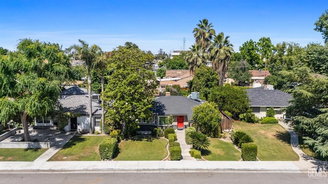 1701 Elm St, Bakersfield, CA 93301 - aerial view of property and surrounding area