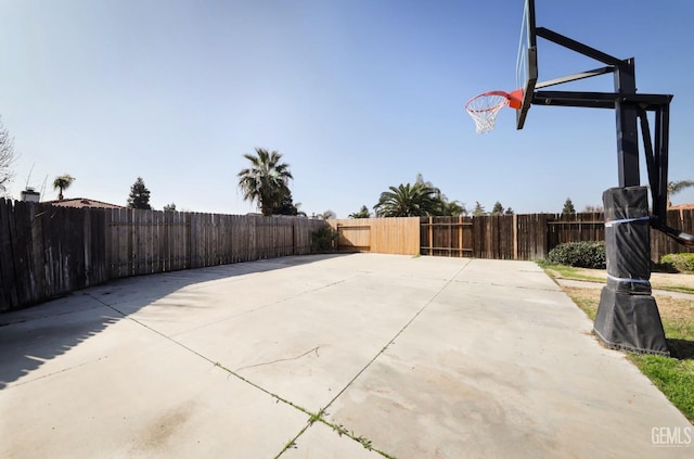 view of sport court