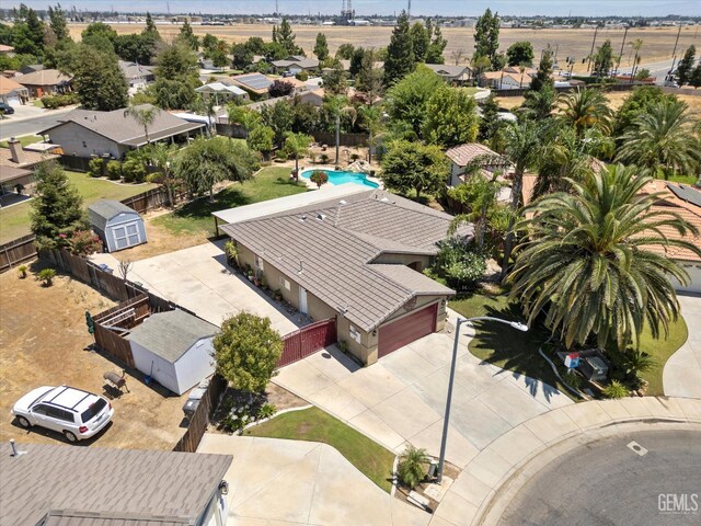 5702 San Pierre Ct, Bakersfield, CA 93308 - aerial perspective of suburban area