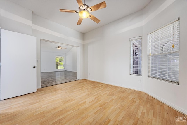 5702 San Pierre Ct, Bakersfield, CA 93308 - unfurnished room with ceiling fan and wood finished floors