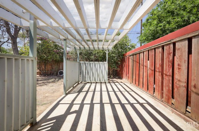 1312 Shattuck Ave, Bakersfield, CA 93305 - view of patio with a pergola