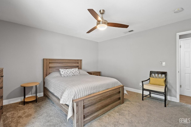 8000 Kroll Way Unit 29, Bakersfield, CA 93311 - carpeted bedroom featuring baseboards and ceiling fan
