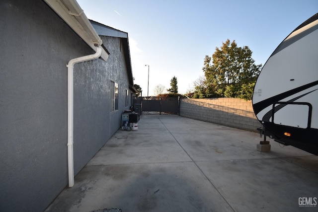 view of patio / terrace with fence