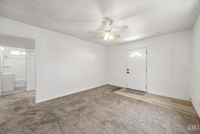 914 P St, Bakersfield, CA 93304 - carpeted spare room with a ceiling fan and healthy amount of natural light