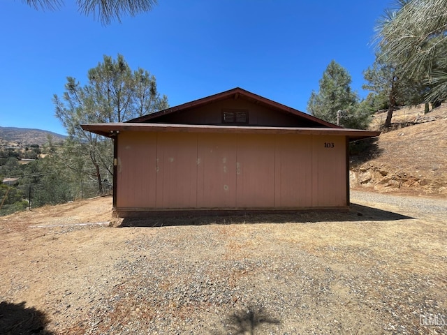 view of home's exterior