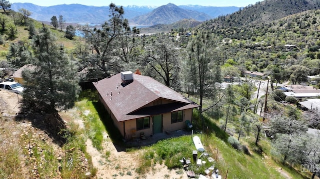 103 Mardella Dr, Wofford Heights, CA 93285 - aerial view with a mountain view