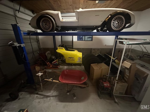 storage room featuring a garage