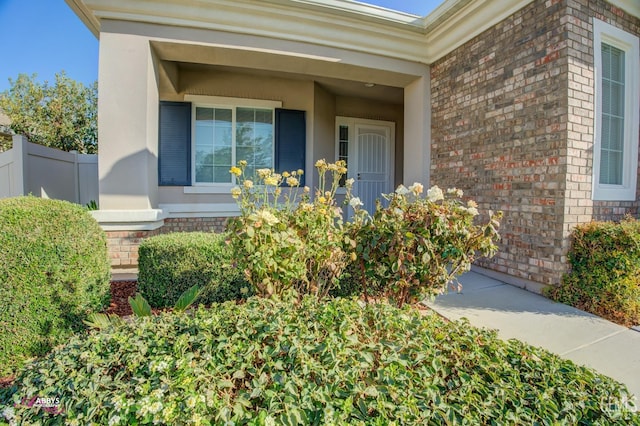 view of property entrance