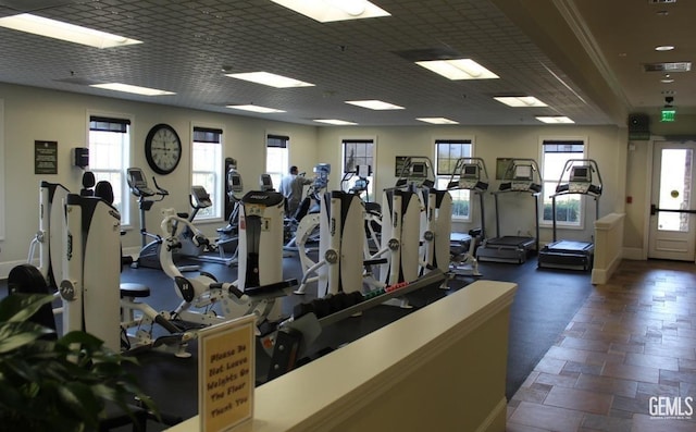 view of exercise room