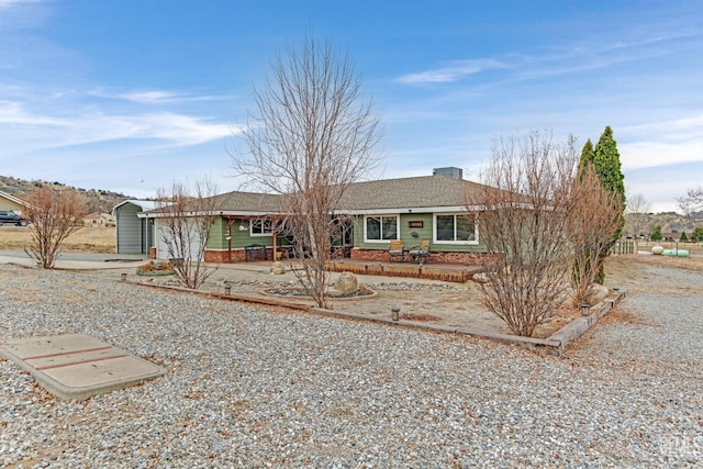 view of ranch-style home