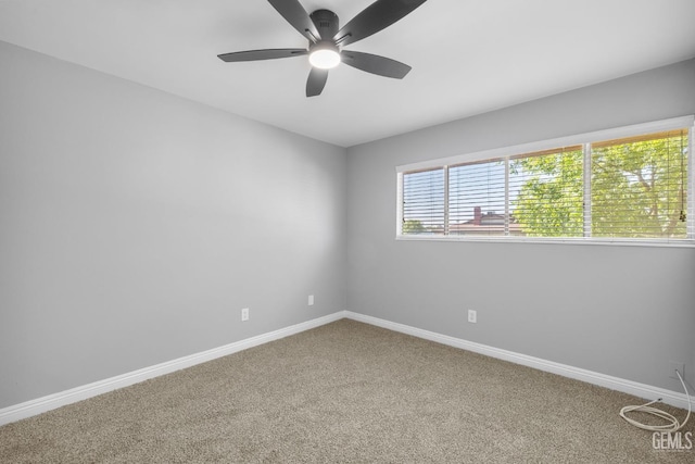 2848 Summit Cir, Bakersfield, CA 93306 - carpeted spare room with a ceiling fan and baseboards