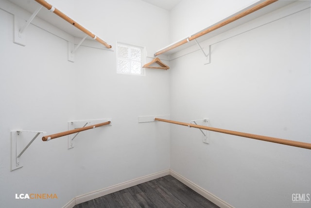 5502 White Pine Way, Bakersfield, CA 93313 - walk in closet featuring dark wood-style floors