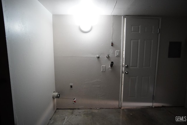 4801 Belle Ter Unit C, Bakersfield, CA 93309 - washroom with hookup for a gas dryer and hookup for an electric dryer