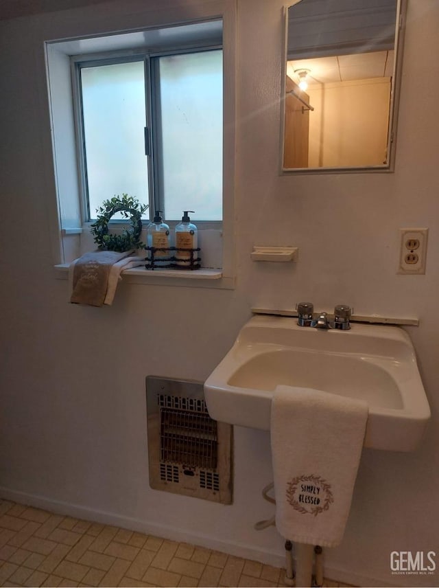 45904 Carlin Dr, Posey, CA 93260 - bathroom with baseboards and a sink