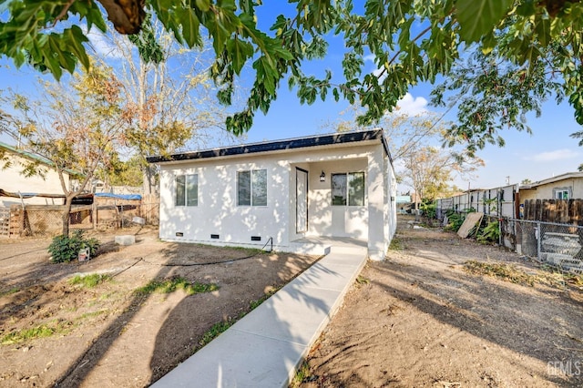 view of bungalow-style home