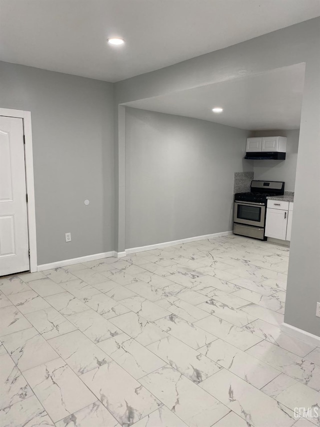 view of unfurnished living room