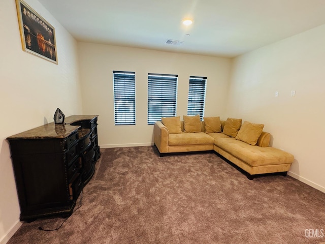 8410 Avon St, Bakersfield, CA 93314 - living room with dark colored carpet