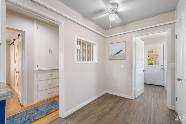 2702 Worthington Ave, Bakersfield, CA 93308 - hall with light wood-type flooring and baseboards