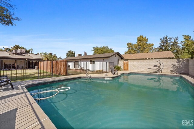 view of pool