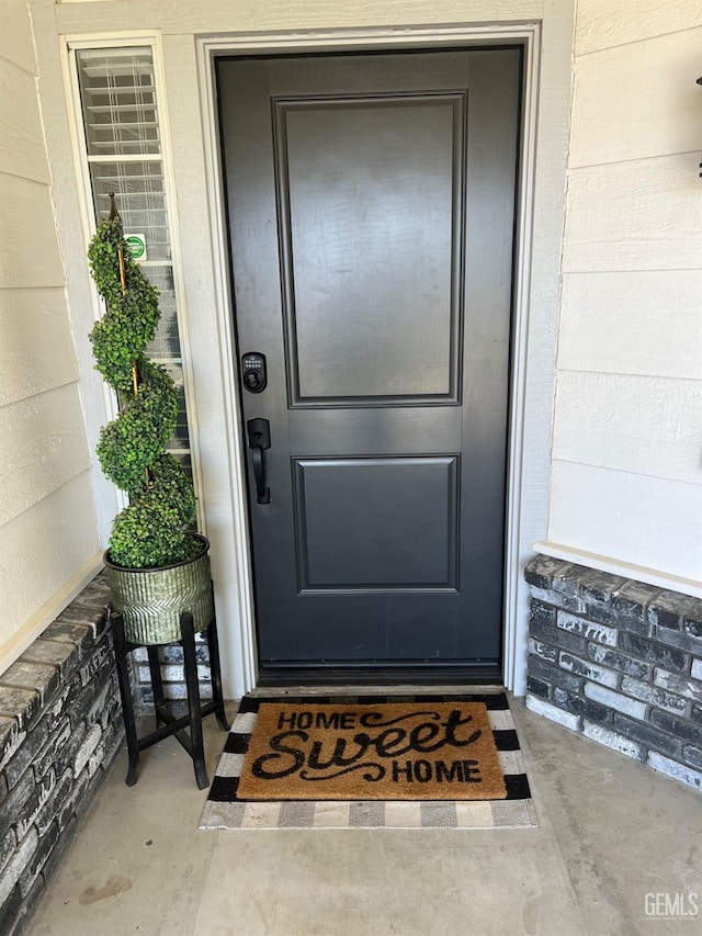 view of entrance to property