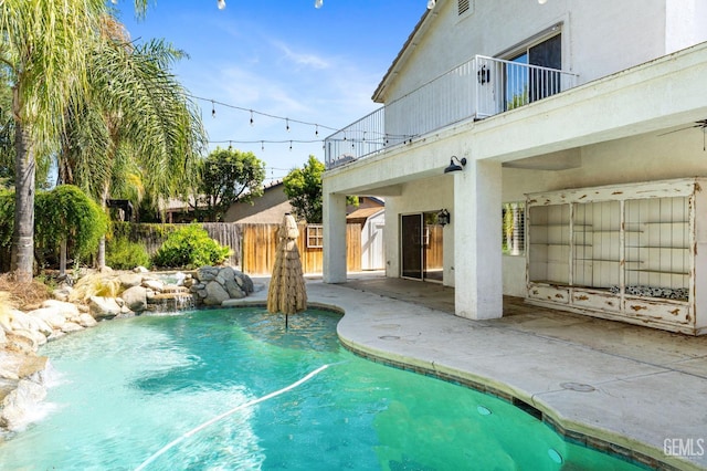5219 Port Dr, Bakersfield, CA 93312 - view of swimming pool with a patio area