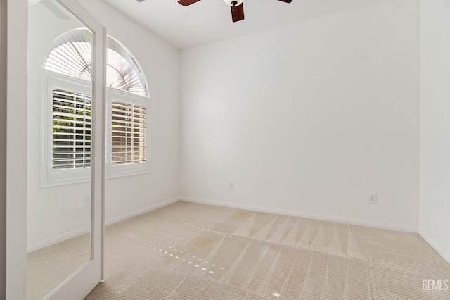 5219 Port Dr, Bakersfield, CA 93312 - empty room featuring a ceiling fan and carpet floors