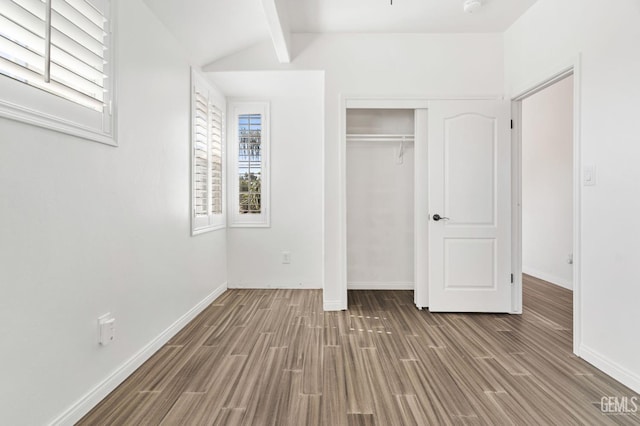 5219 Port Dr, Bakersfield, CA 93312 - unfurnished bedroom with wood finished floors and a closet