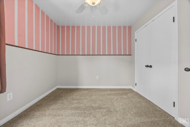 3601 Villa Lante St, Bakersfield, CA 93308 - unfurnished room featuring carpet flooring and a ceiling fan