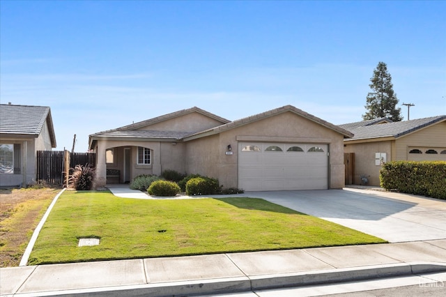 3601 Villa Lante St, Bakersfield, CA 93308 - single story home featuring a garage, stucco siding, and concrete driveway