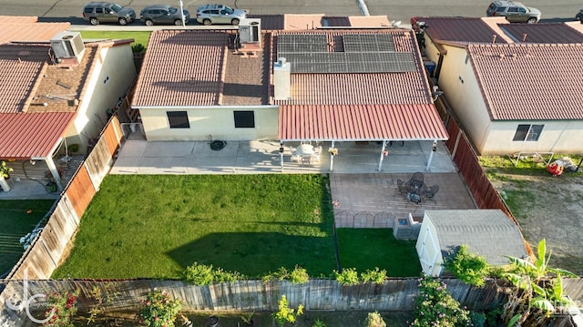 drone / aerial view