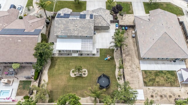 drone / aerial view