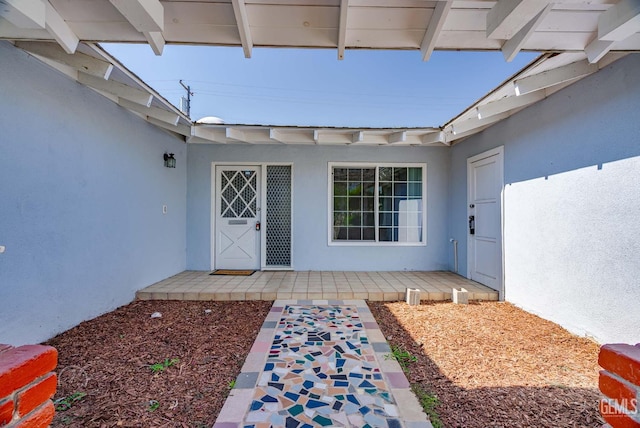 6201 Hartman Ave, Bakersfield, CA 93309 - property entrance with stucco siding
