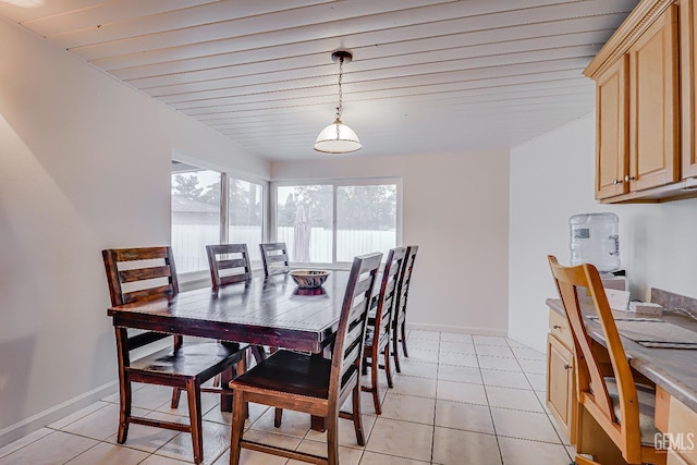 2849 Alturas Dr, Bakersfield, CA 93305 - dining area with light tile patterned flooring and baseboards