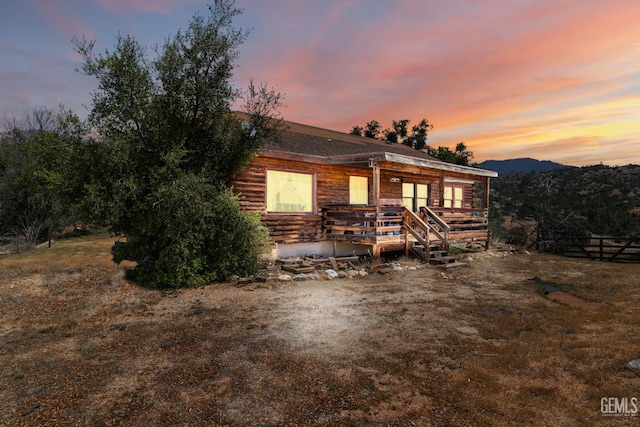 38579 Payne Way, Caliente, CA 93518 - view of front of property with a wooden deck
