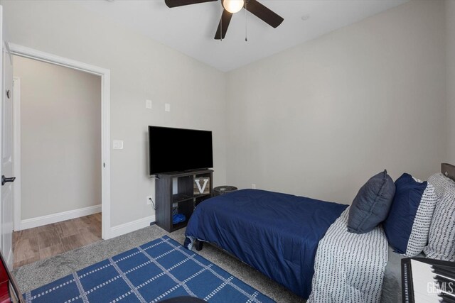 5503 Giverny Way, Bakersfield, CA 93306 - bedroom featuring baseboards and a ceiling fan