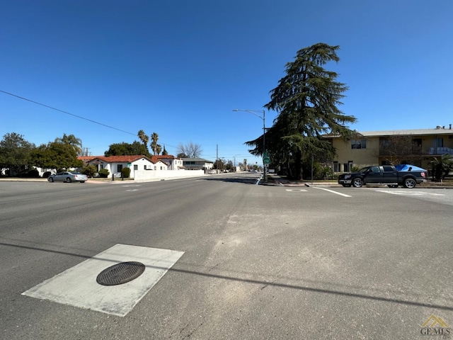 view of road with street lights