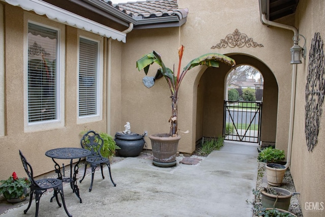 view of patio